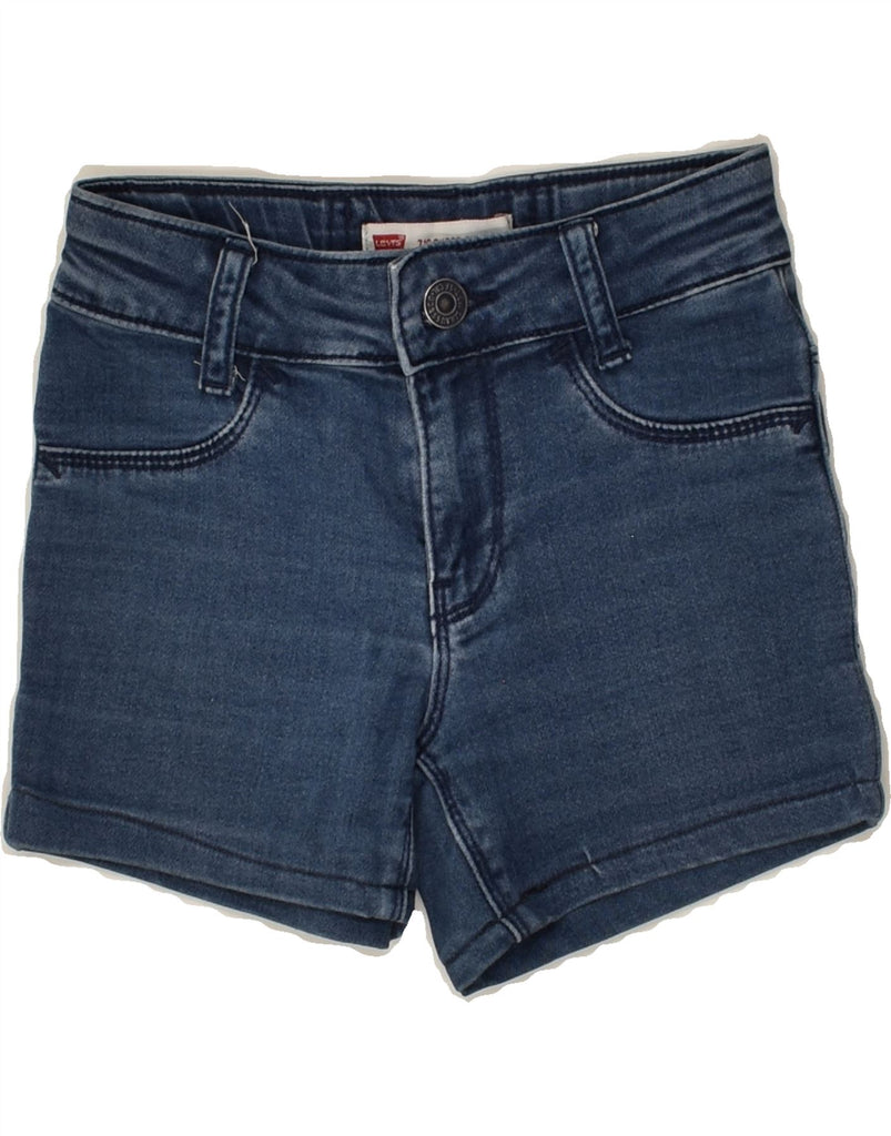 LEVI'S Girls Denim Shorts 7-8 Years W22  Blue Cotton | Vintage Levi's | Thrift | Second-Hand Levi's | Used Clothing | Messina Hembry 