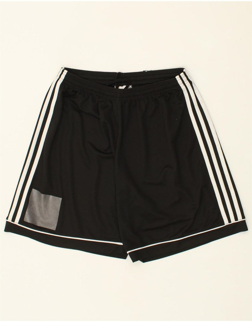 ADIDAS Mens Climalite Sport Shorts Large Black Polyester | Vintage Adidas | Thrift | Second-Hand Adidas | Used Clothing | Messina Hembry 