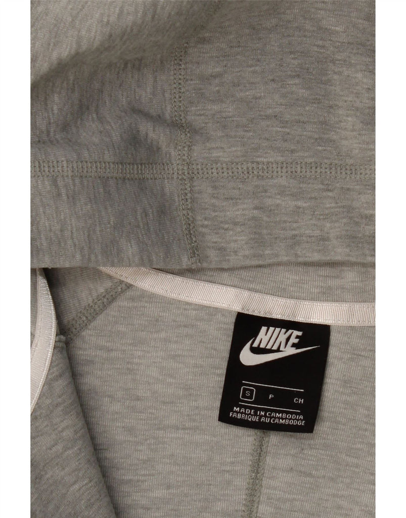 NIKE Womens Zip Hoodie Sweater UK 10 Small Grey Cotton Vintage Nike and Second-Hand Nike from Messina Hembry 
