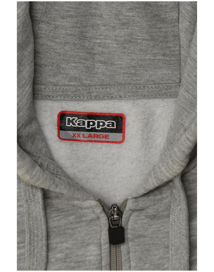 Kappa Boys Zip Hoodie Sweater 13-14 Years 2XL Grey