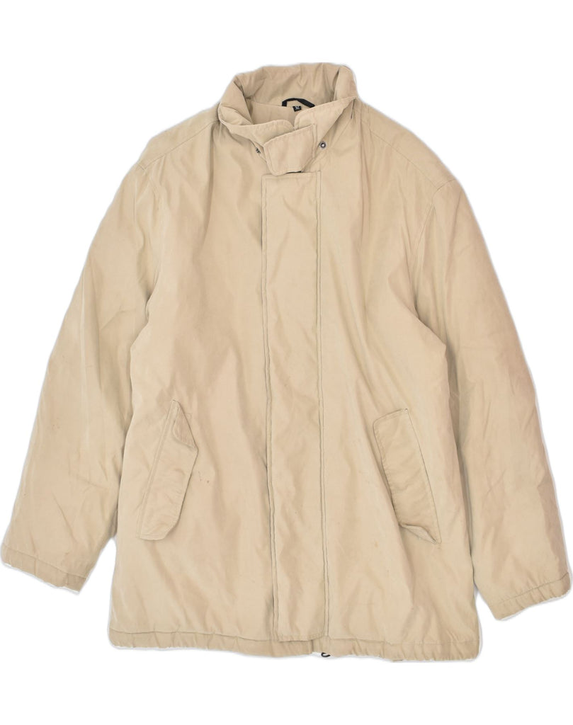 RENATO BALESTRA Mens Windbreaker Jacket UK 38 Medium Beige Nylon | Vintage | Thrift | Second-Hand | Used Clothing | Messina Hembry 