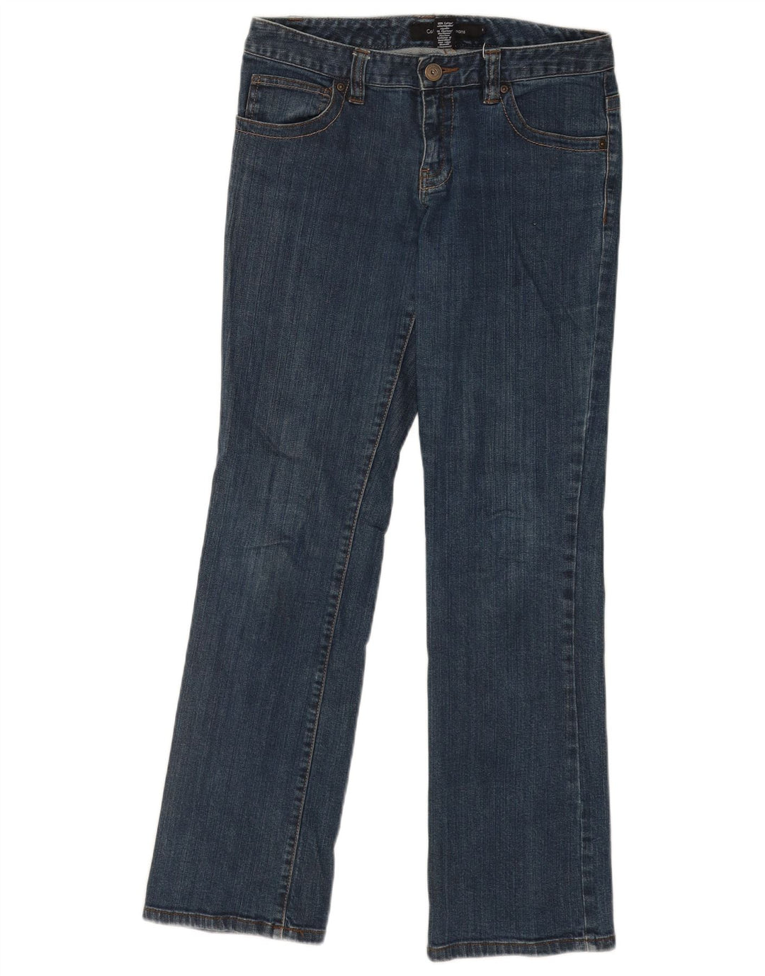 Calvin Klein Womens Bootcut Jeans US 6 Medium W30 L31 Blue Cotton