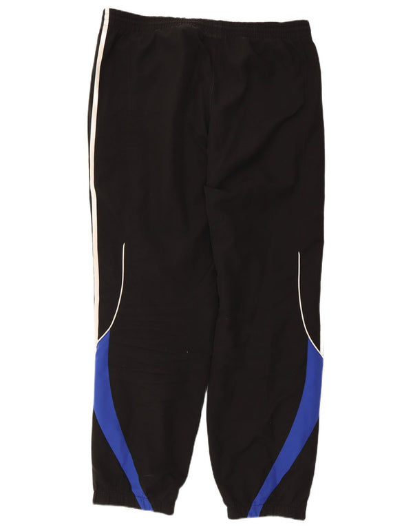 Adidas Mens Tracksuit Trousers Joggers UK 44/46 Large Black Colourblock