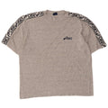 ASICS Mens Graphic T-Shirt Top Large Grey Flecked Cotton