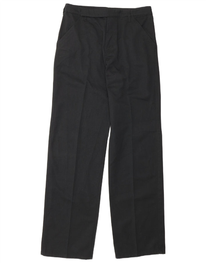 CALVIN KLEIN Mens Straight Suit Trousers W30 L34  Black