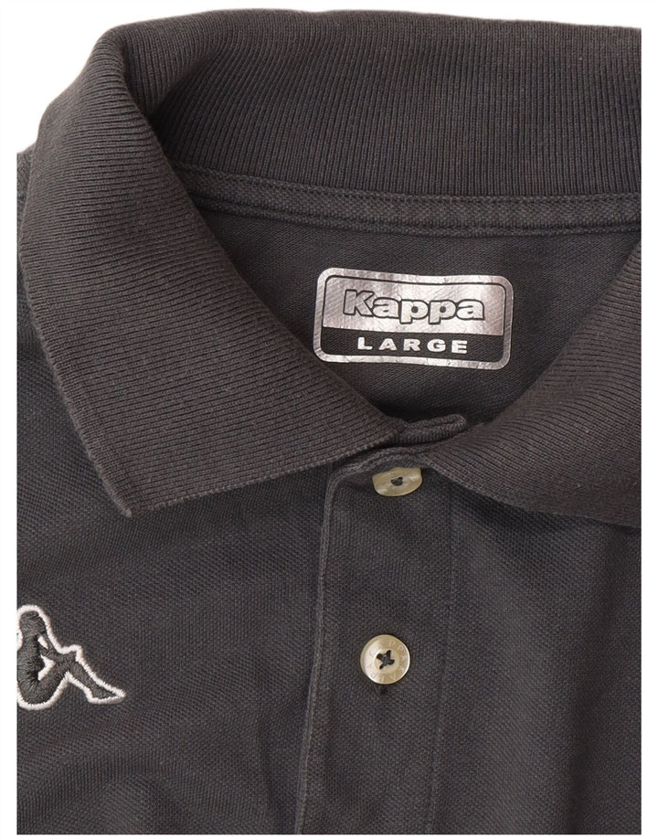 Kappa Mens Polo Shirt Large Grey