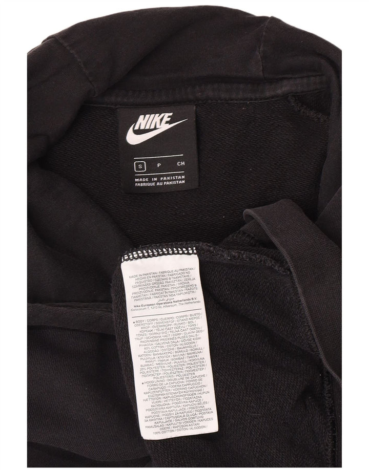 Nike Mens Hoodie Jumper Small Black Cotton