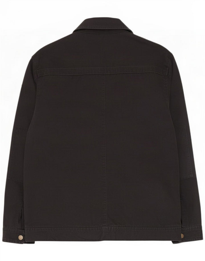 Dunnes Stores Mens Utility Jacket UK 40 Large Black Cotton