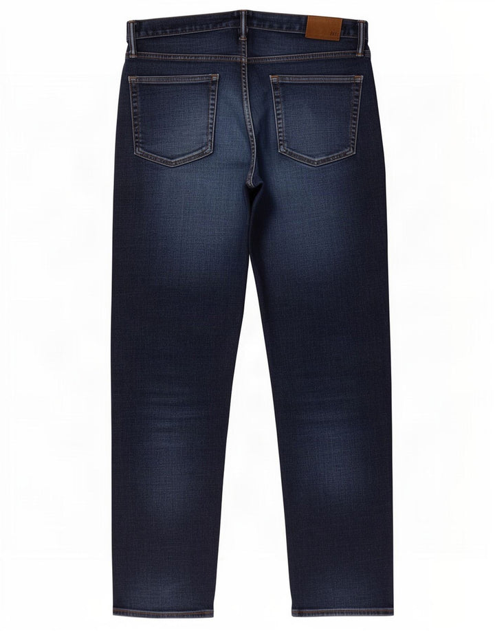 Gap Mens Straight Jeans W33 L32 Blue Cotton