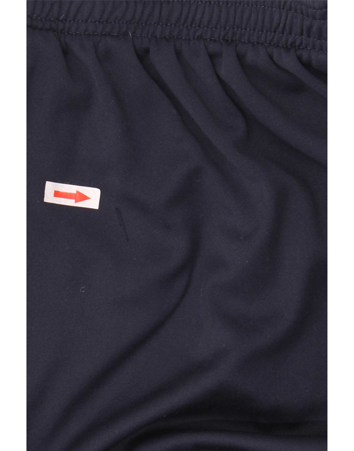 Nike Mens Dri Fit Tracksuit Trousers Medium Navy Blue Colourblock Polyester