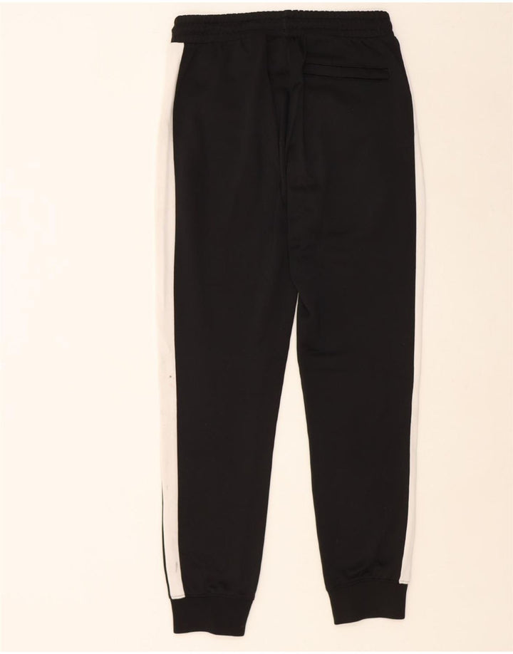 PUMA Mens Tracksuit Trousers Joggers Medium  Black Colourblock Polyester