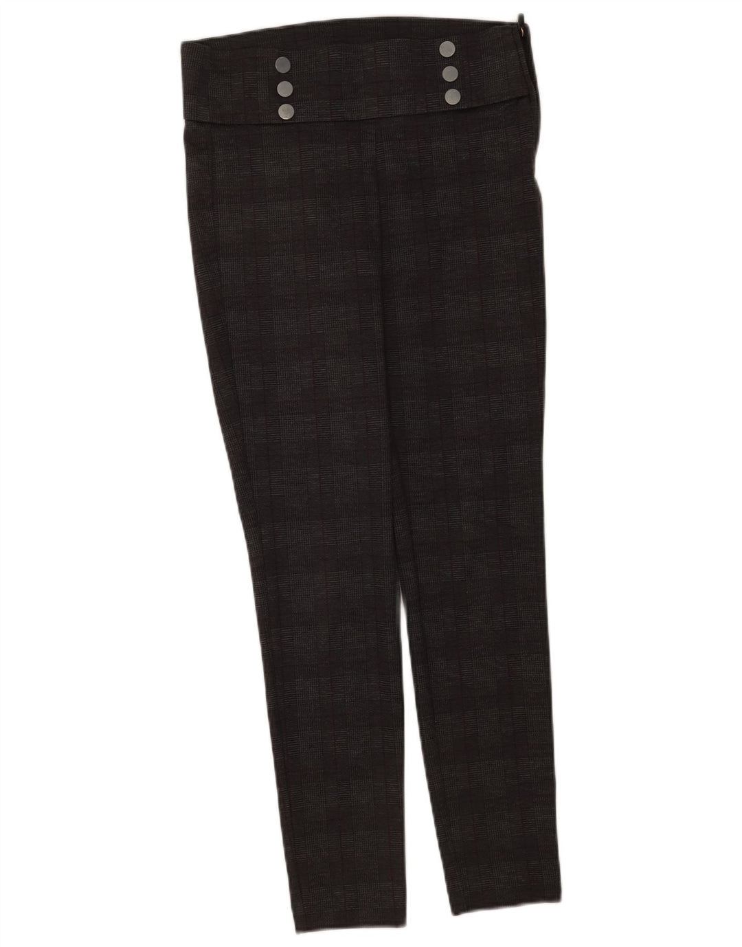 Zara Womens Legging Casual Trousers Medium W28 L28 Grey Check Polyester