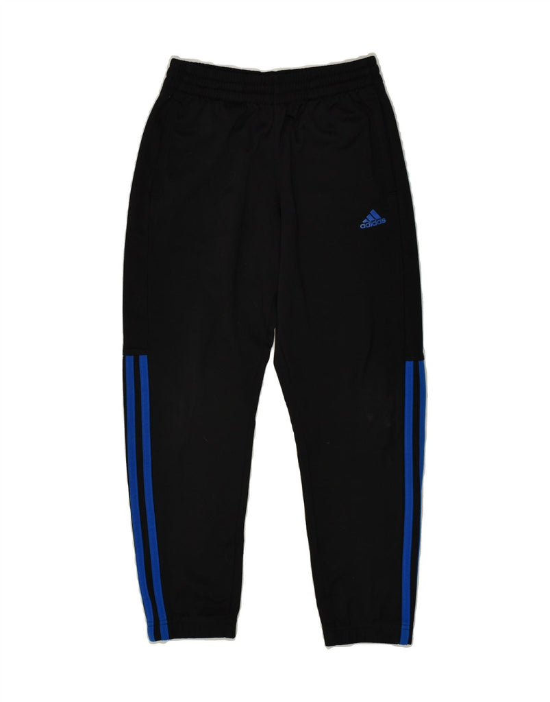 ADIDAS Boys Tracksuit Trousers Joggers 9-10 Years Black Polyester | Vintage Adidas | Thrift | Second-Hand Adidas | Used Clothing | Messina Hembry 