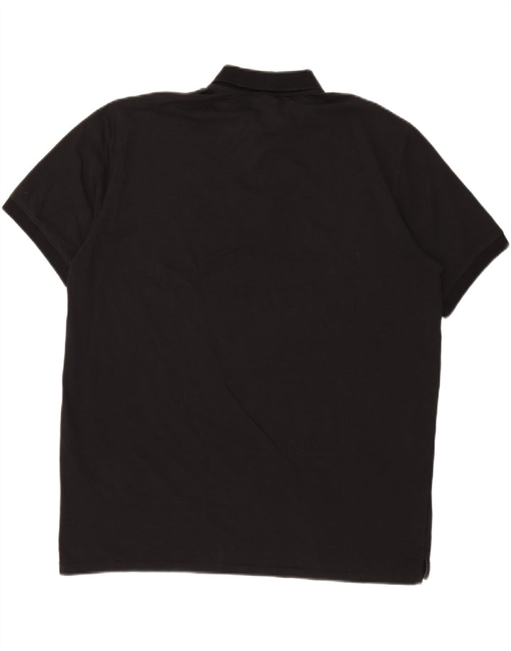 Paul Smith Mens Polo Shirt 2XL Black Cotton