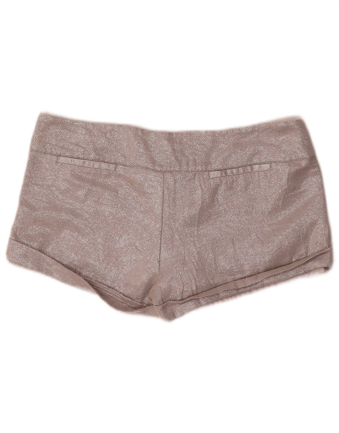 Zara Womens Trafaluc Hot Pants EU 40 Medium W30 Silver Cotton