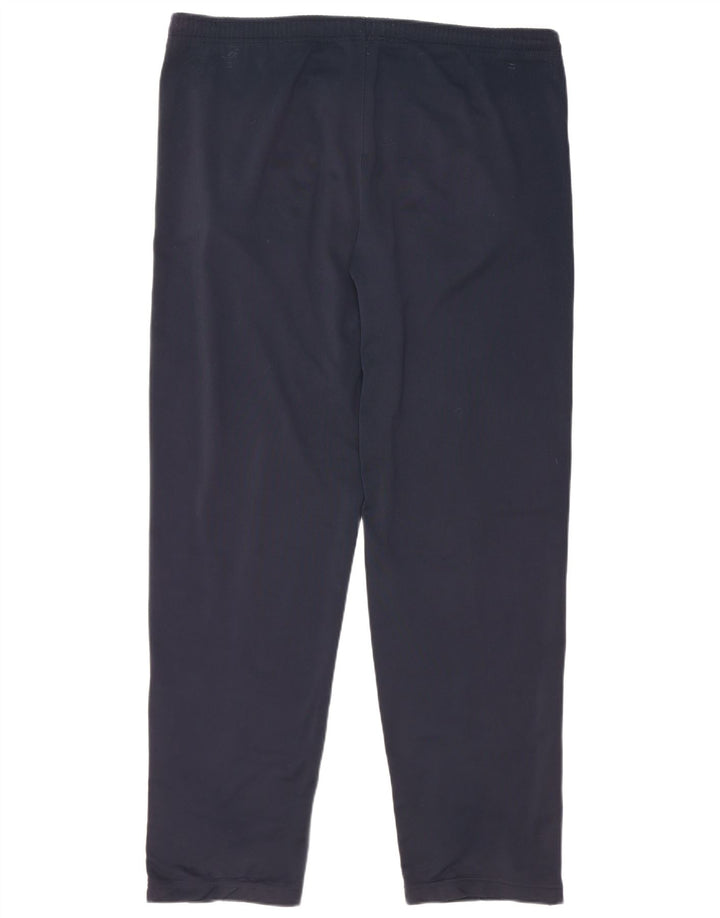 NIKE Mens Tracksuit Trousers Large  Navy Blue Polyester