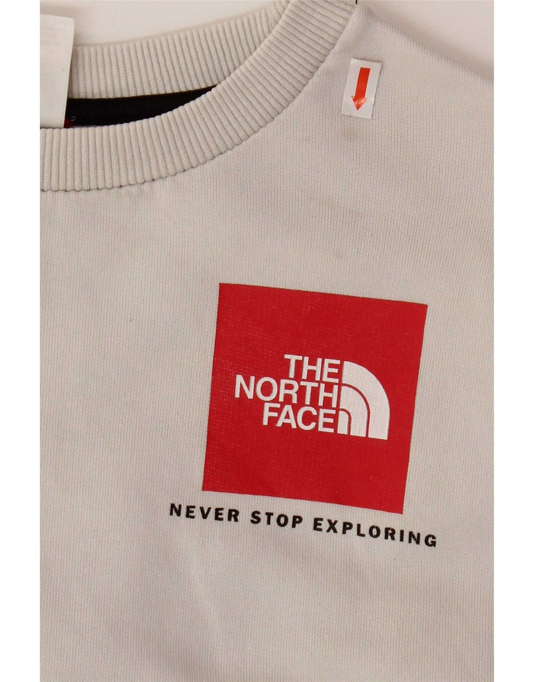 The North Face Mens Sweatshirt Jumper Small Grey Cotton