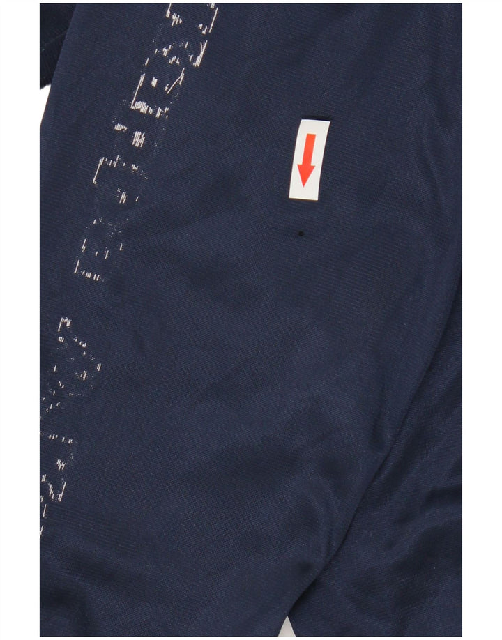 Kappa Mens Graphic Tracksuit Top Jacket 2XL Navy Blue Polyester