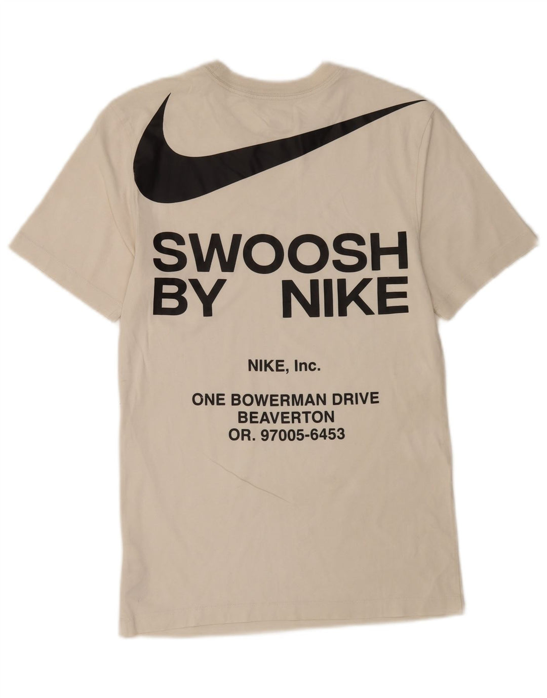 Nike Mens Graphic T-Shirt Top XS White Cotton