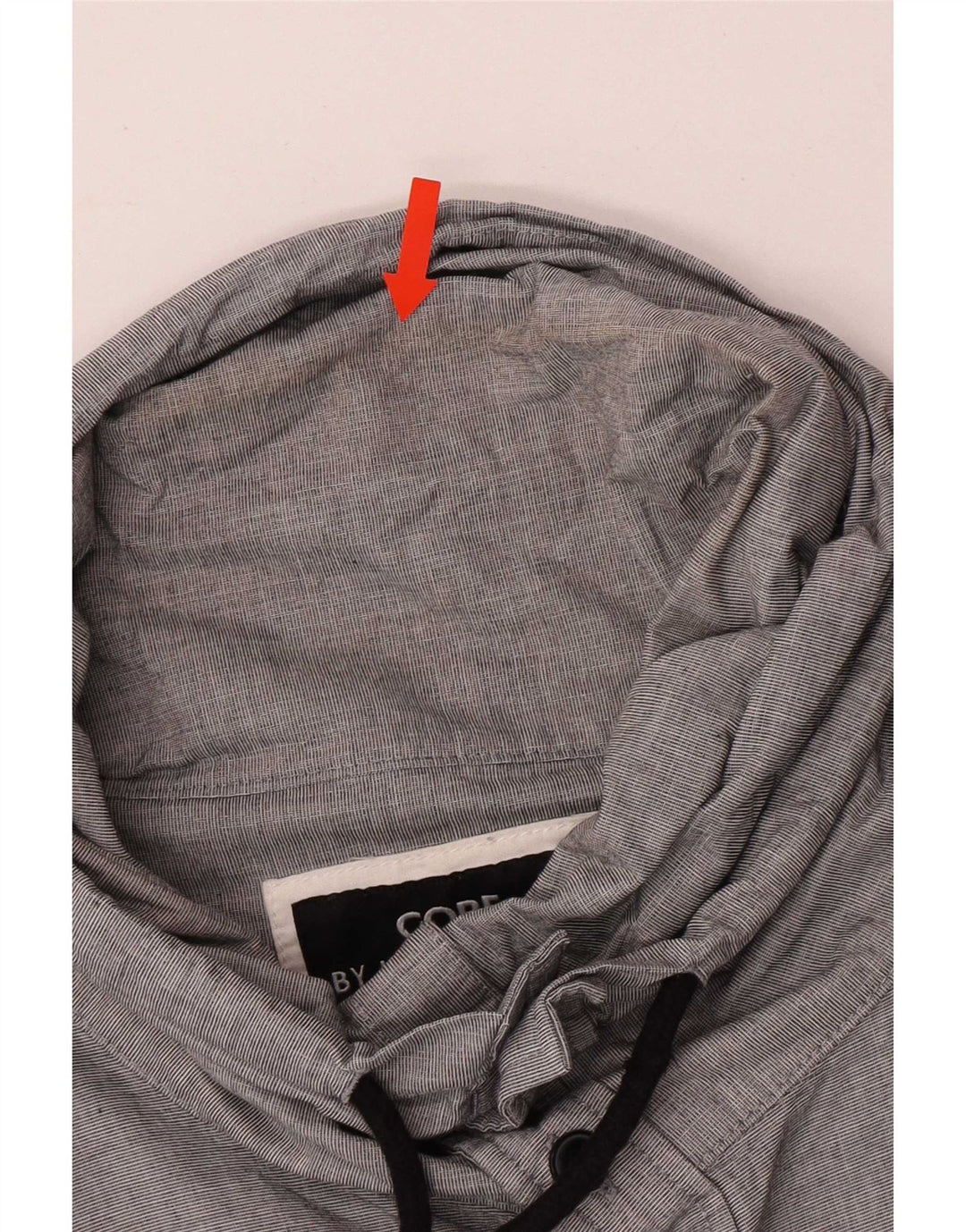 Jack & Jones Mens Roll Neck Shirt Small Grey Cotton