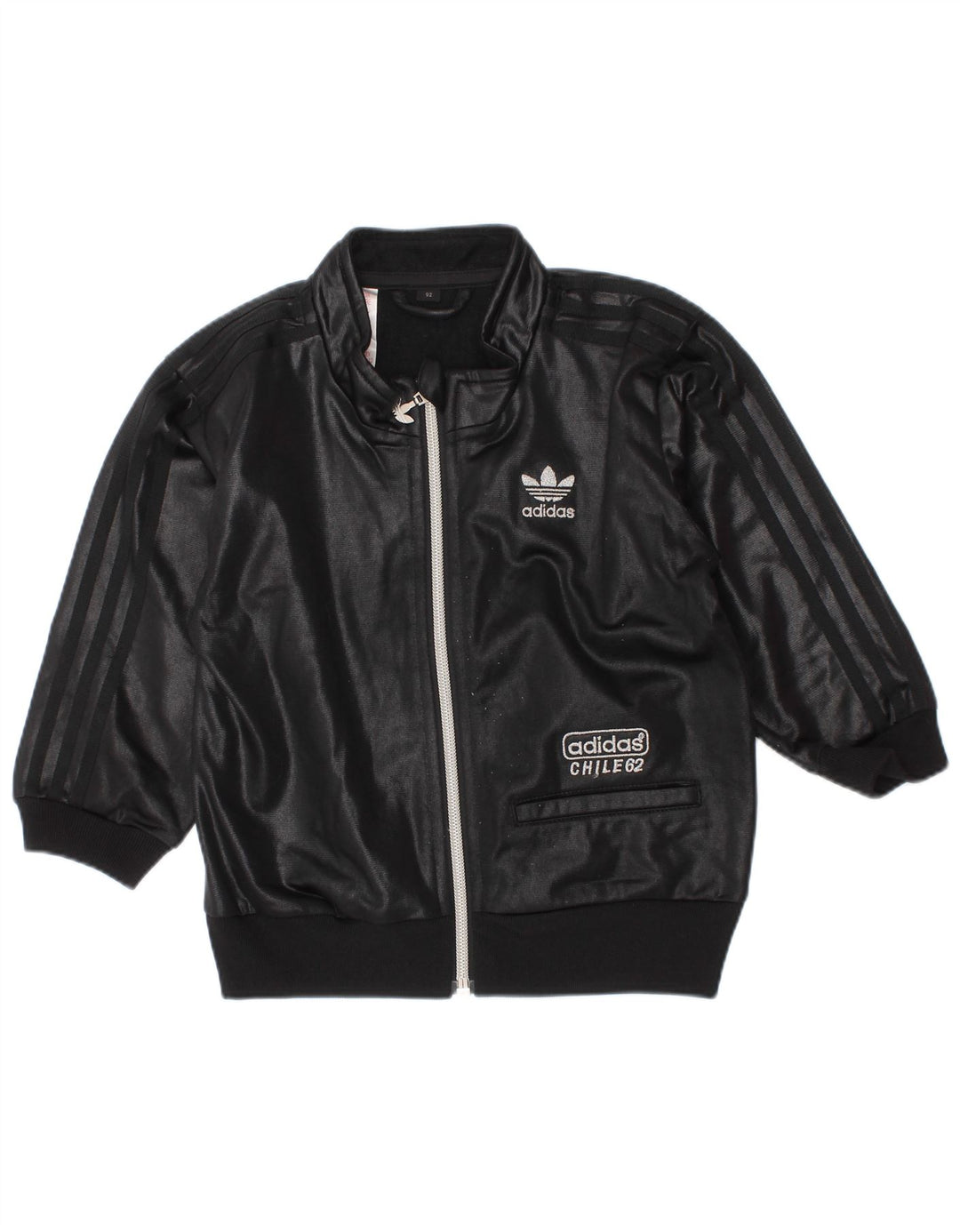 Adidas Baby Boys Tracksuit Top Jacket 18-24 Months Black Polyester