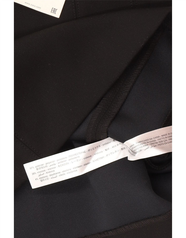 Zara Womens Mini Skirt Small W26  Black Polyester