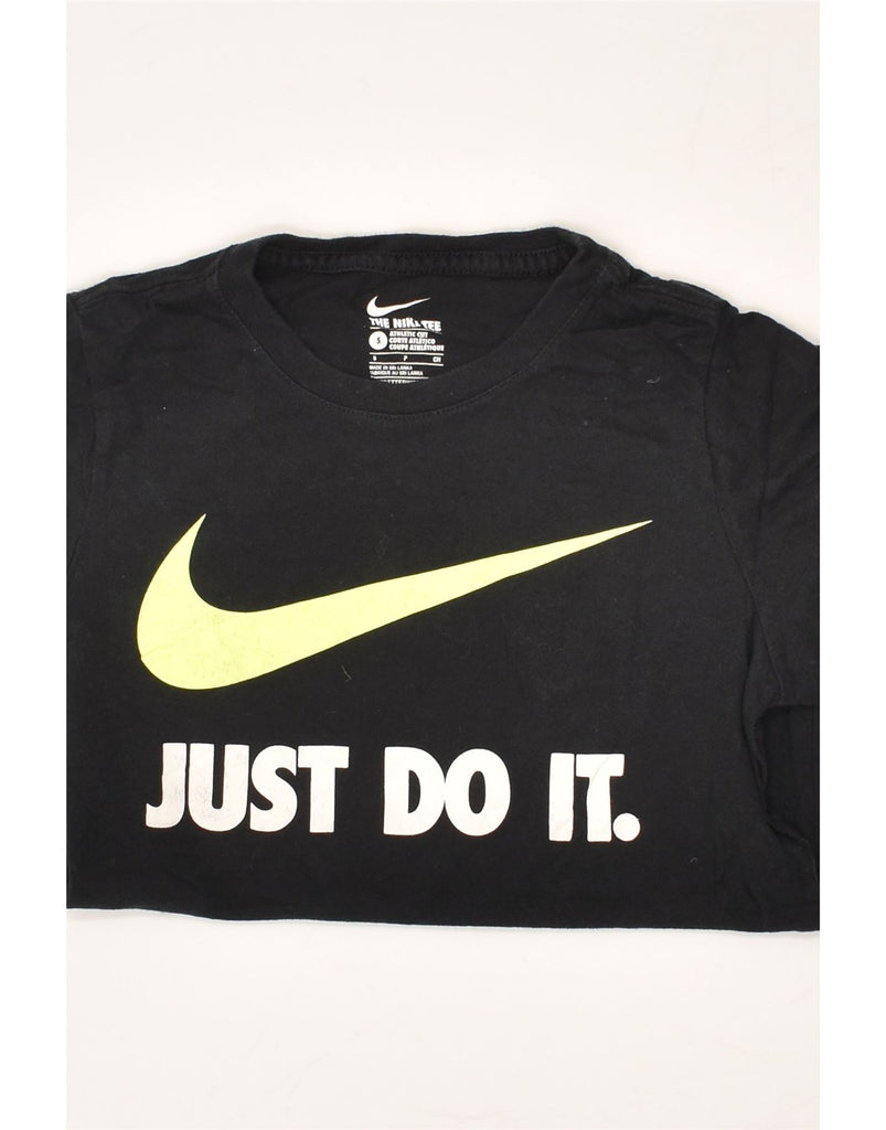 NIKE Boys Graphic T-Shirt Top 6-7 Years Small Black Cotton | Vintage Nike | Thrift | Second-Hand Nike | Used Clothing | Messina Hembry 