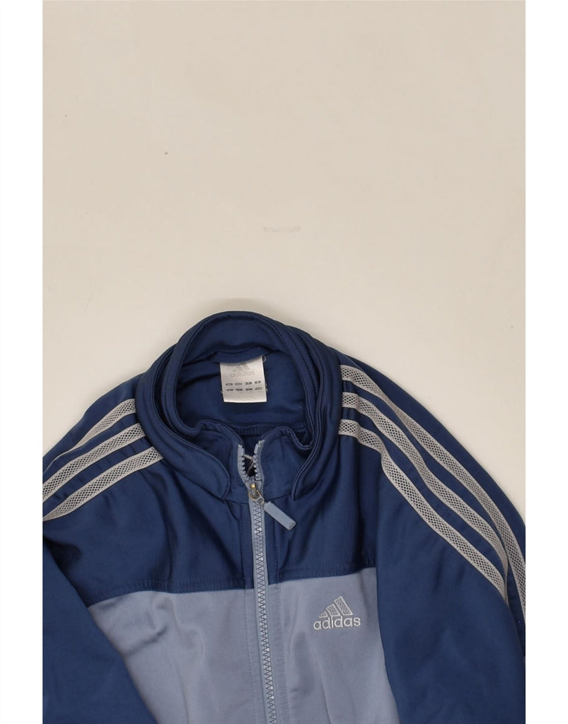 ADIDAS Boys Tracksuit Top Jacket 7-8 Years Grey Colourblock Polyester | Vintage Adidas | Thrift | Second-Hand Adidas | Used Clothing | Messina Hembry 