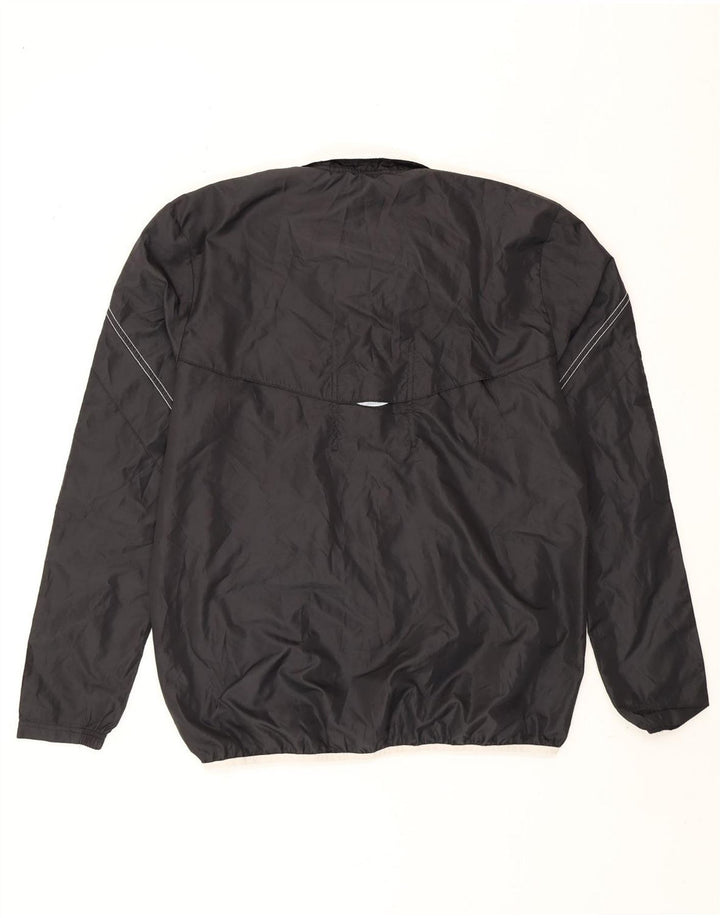 Adidas Mens Tracksuit Top Jacket Medium Black Colourblock Polyester