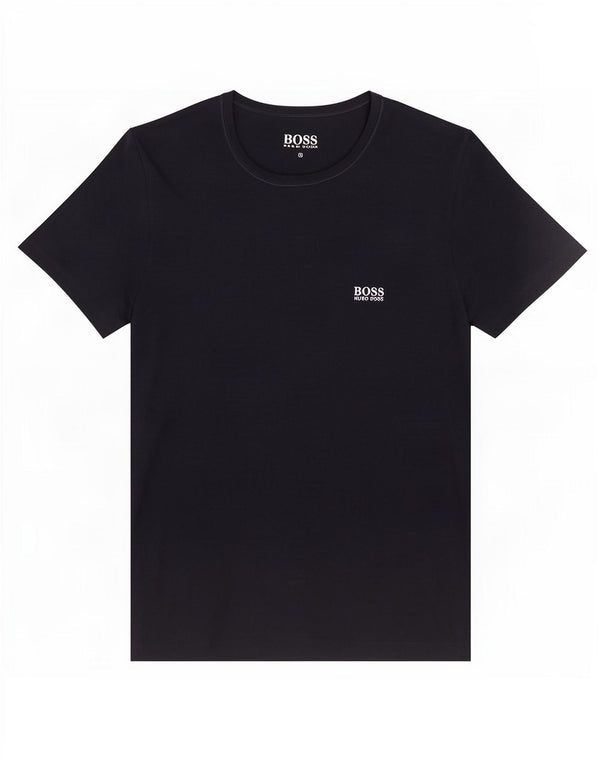 Hugo Boss Mens T-Shirt Top Small Navy Blue Cotton