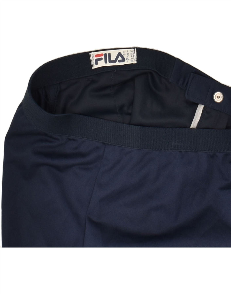 FILA Mens Casual Shorts IT 44 XS Navy Blue | Vintage Fila | Thrift | Second-Hand Fila | Used Clothing | Messina Hembry 