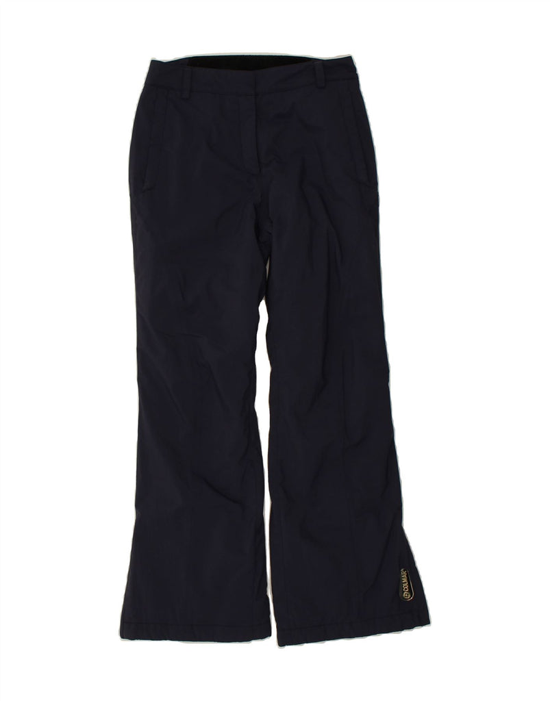 COLMAR Womens Bootcut Windbreaker Trousers IT 44 Medium W28 L31  Navy Blue | Vintage Colmar | Thrift | Second-Hand Colmar | Used Clothing | Messina Hembry 