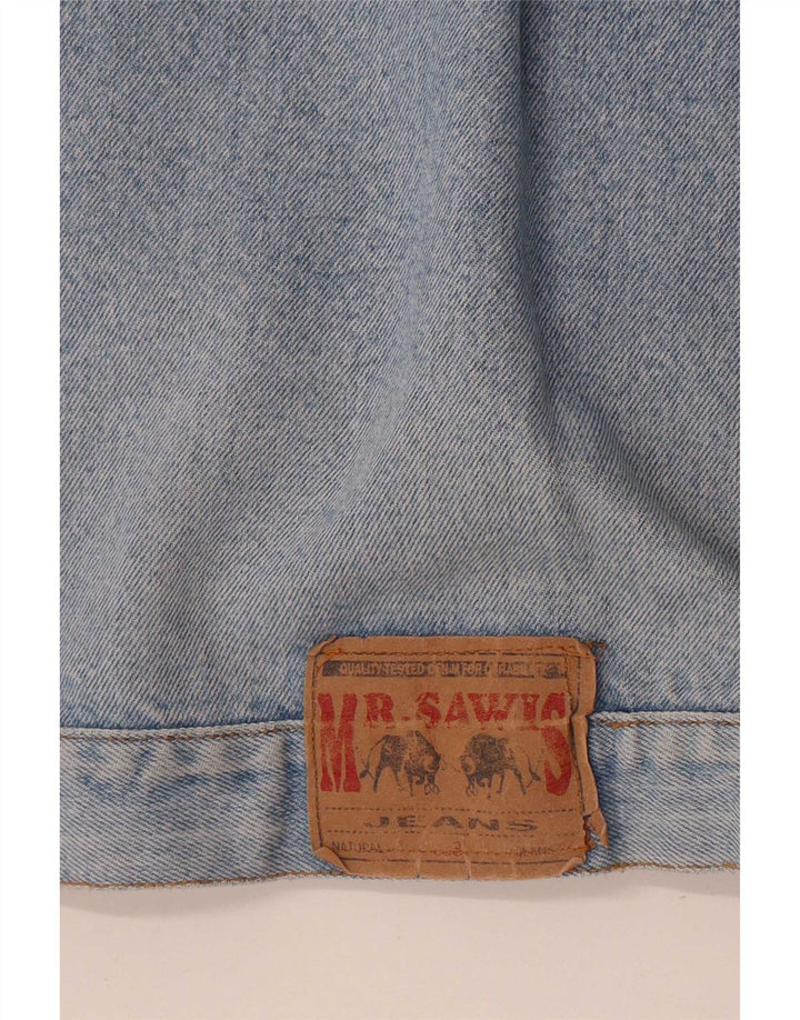 Vintage Mens Denim Jacket UK 40 Large Blue