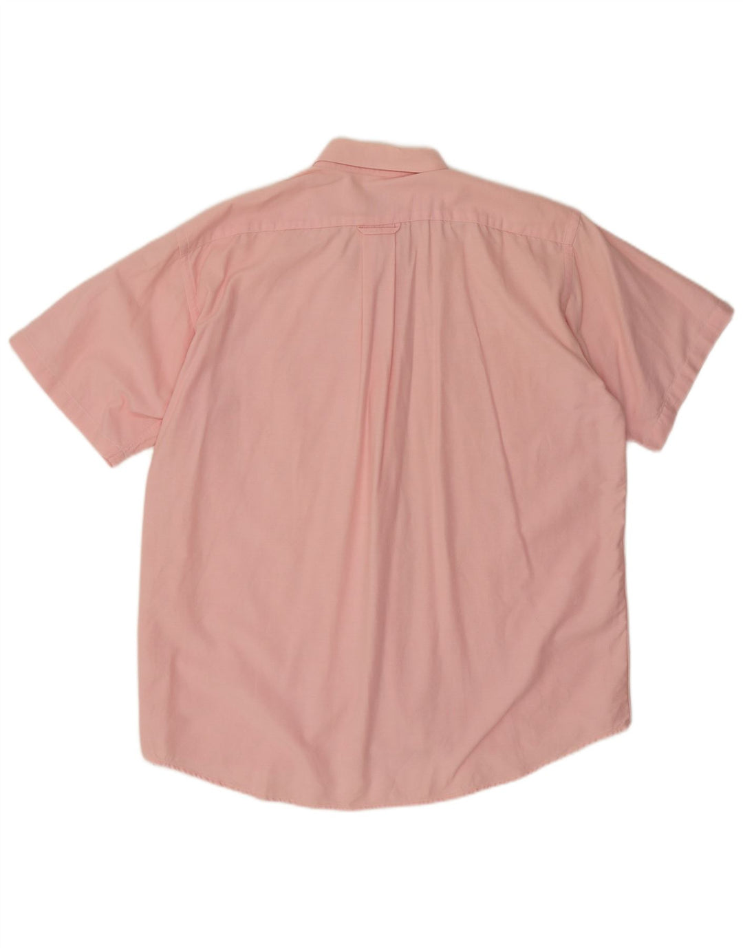 Lacoste Mens Short Sleeve Shirt Size 42 Large Pink Cotton