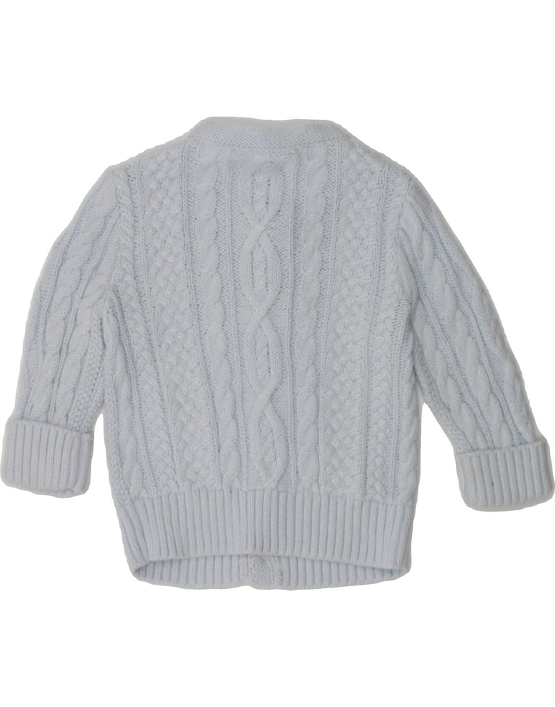 RALPH LAUREN Baby Boys Cardigan Sweater 3-6 Months Blue Cotton | Vintage Ralph Lauren | Thrift | Second-Hand Ralph Lauren | Used Clothing | Messina Hembry 
