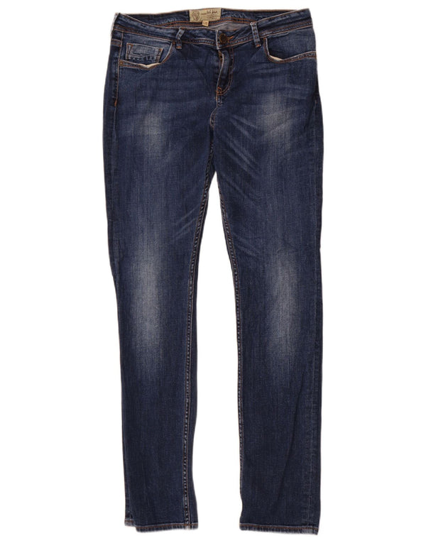 Fat Face Womens Slim Jeans UK 12 Medium W30 L30 Blue