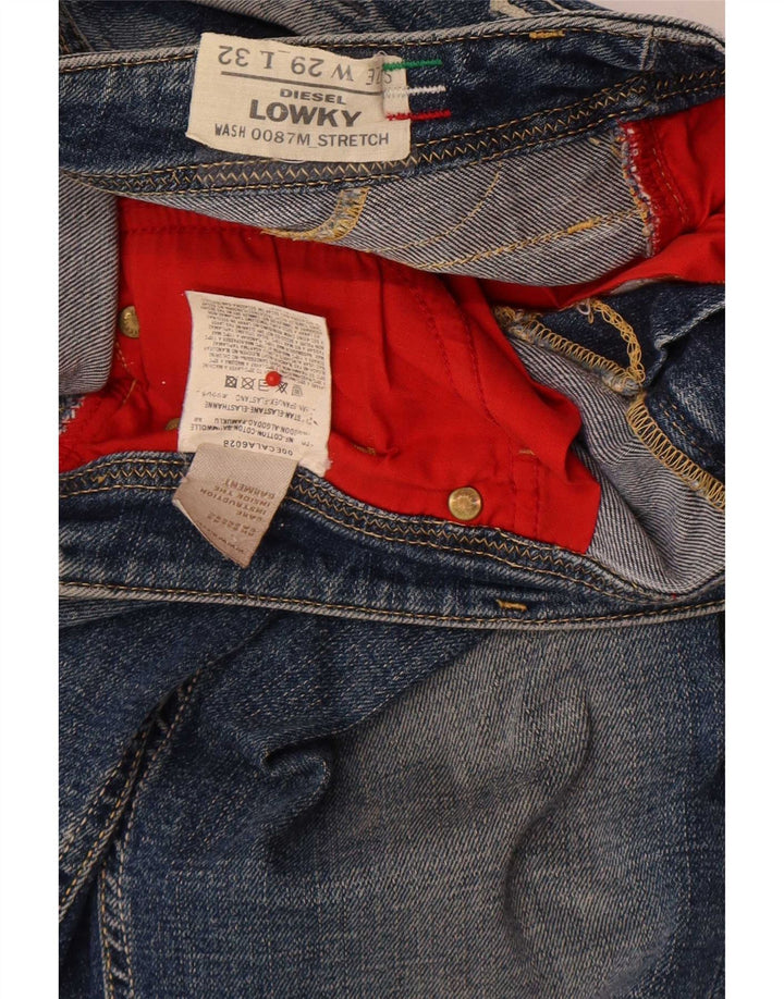 Diesel Womens Lowky Slim Jeans W29 L32 Blue Cotton