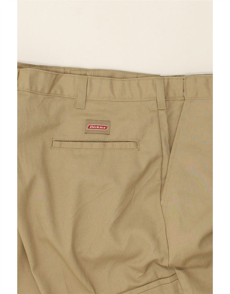 DICKIES Mens Pegged Casual Trousers W38 L32  Beige Polyester | Vintage Dickies | Thrift | Second-Hand Dickies | Used Clothing | Messina Hembry 