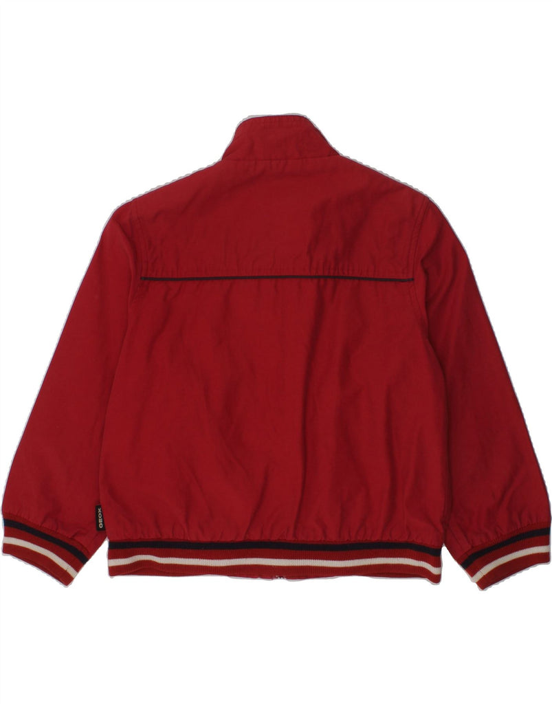 GEOX Boys Bomber Jacket 3-4 Years Red Cotton | Vintage Geox | Thrift | Second-Hand Geox | Used Clothing | Messina Hembry 