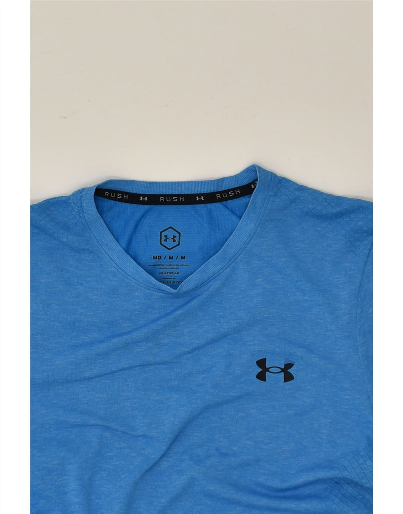 UNDER ARMOUR Mens T-Shirt Top Medium Blue | Vintage Under Armour | Thrift | Second-Hand Under Armour | Used Clothing | Messina Hembry 