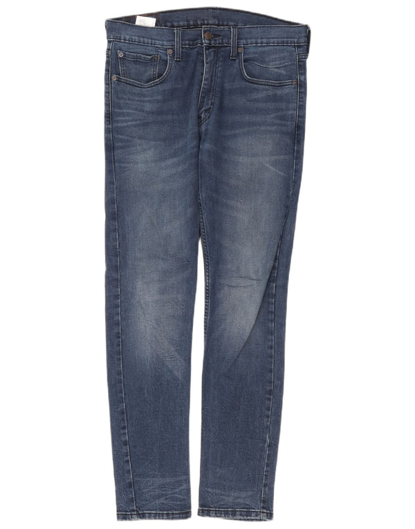 Levi's Mens 512 Slim Tapered Jeans W32 L32 Blue Cotton