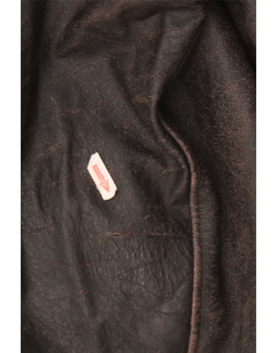 Vintage Mens Leather Jacket UK 40 Large Brown Leather