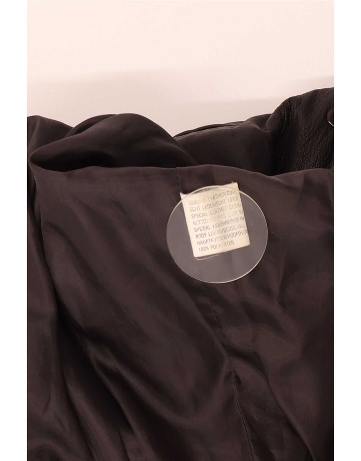 Vintage Mens Leather Jacket UK 42 XL Brown
