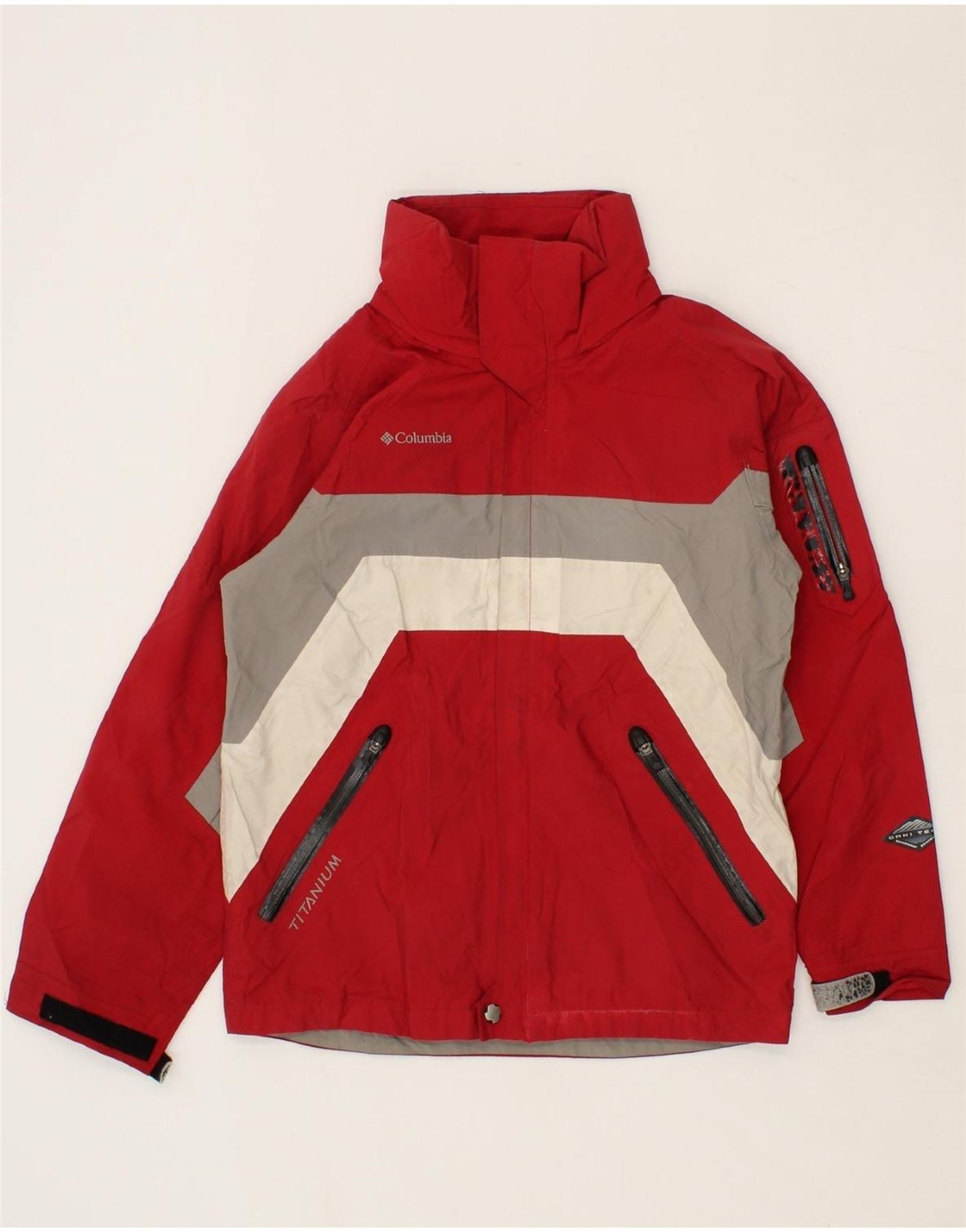Columbia Titanium Jacket Red Columbia Titanium Jacket Mens 2XL Red