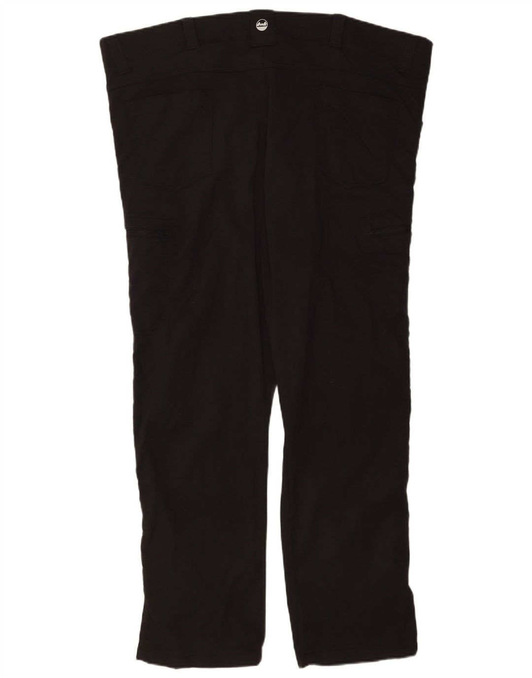 Wrangler Mens Straight Cargo Trousers W44 L30 Black Nylon