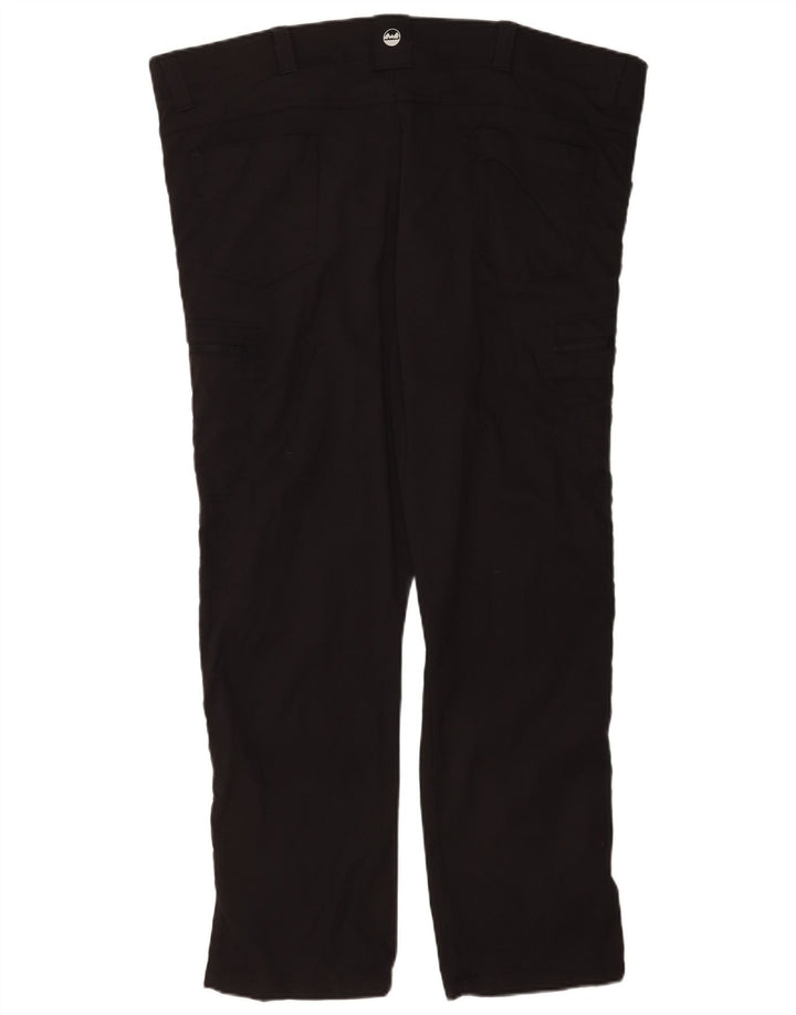 Wrangler Mens Straight Cargo Trousers W44 L30 Black Nylon