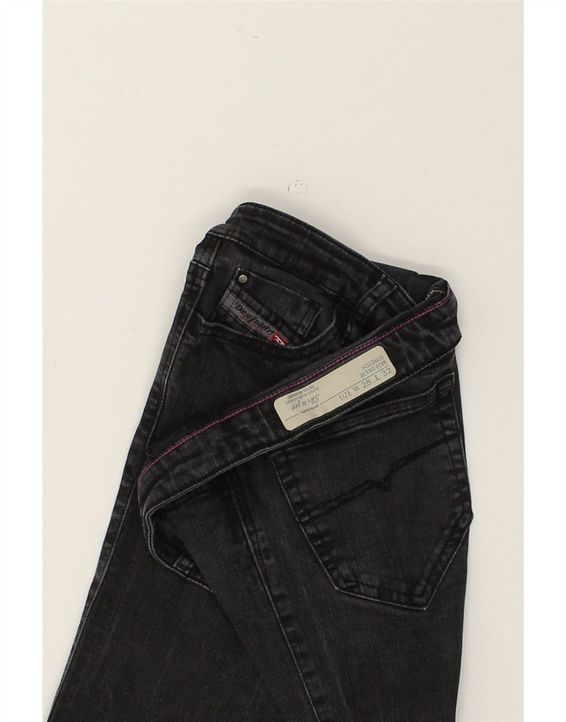 DIESEL Womens Skinny Jeans W28 L32 Black | Vintage Diesel | Thrift | Second-Hand Diesel | Used Clothing | Messina Hembry 