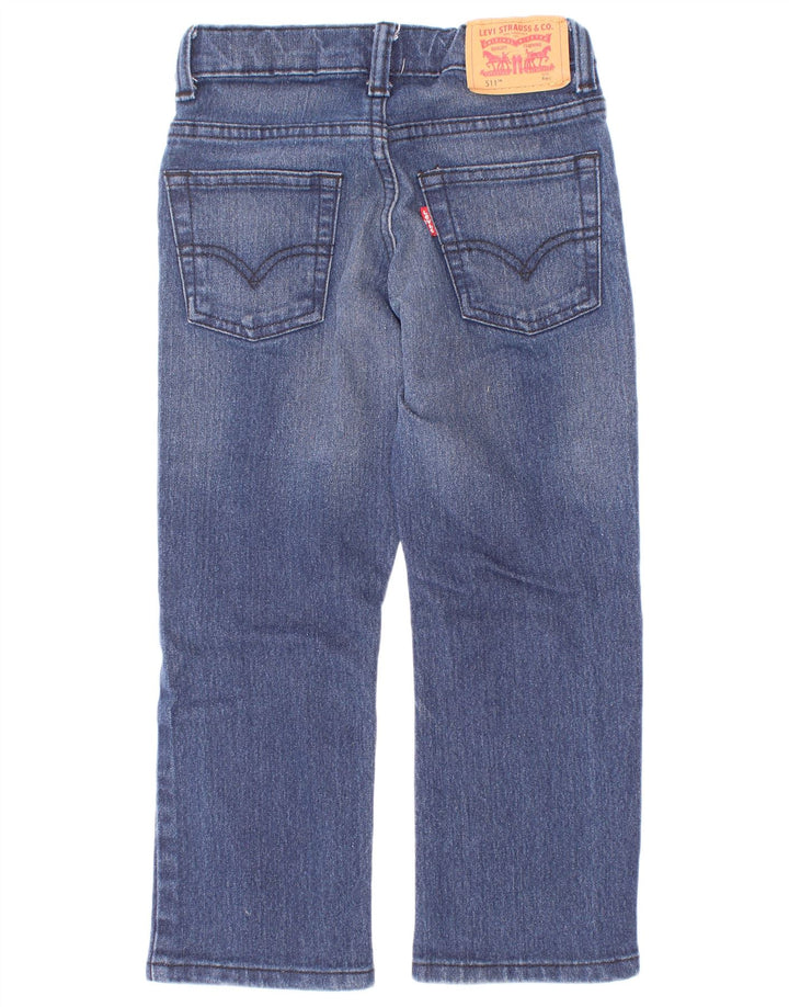 Levi's Boys 511 Slim Jeans 3-4 Years W20 L18 Blue Cotton