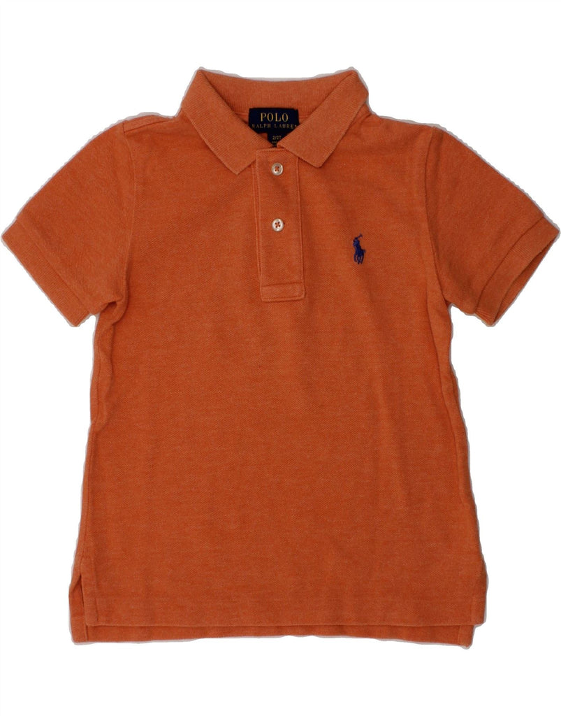 POLO RALPH LAUREN Baby Boys Polo Shirt 18-24 Months Orange | Vintage Polo Ralph Lauren | Thrift | Second-Hand Polo Ralph Lauren | Used Clothing | Messina Hembry 