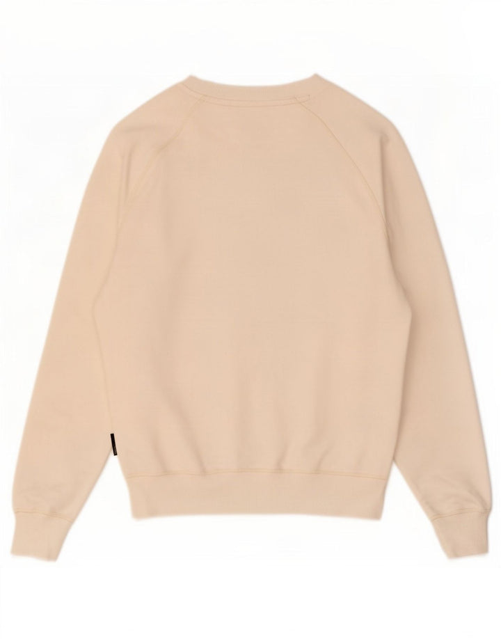 Napapijri Mens Sweatshirt Jumper Small White Cotton